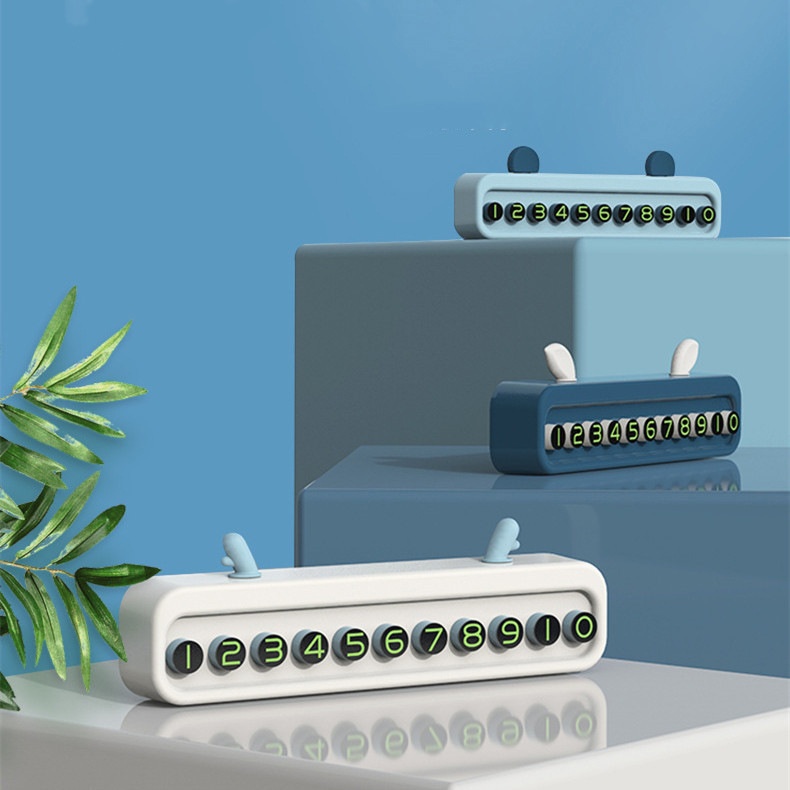 Car-mounted Creative Parking Sign,Mobile Phone Number Plate,Car Temporary Parking Number Plate,Personalized Car Moving Parking Card