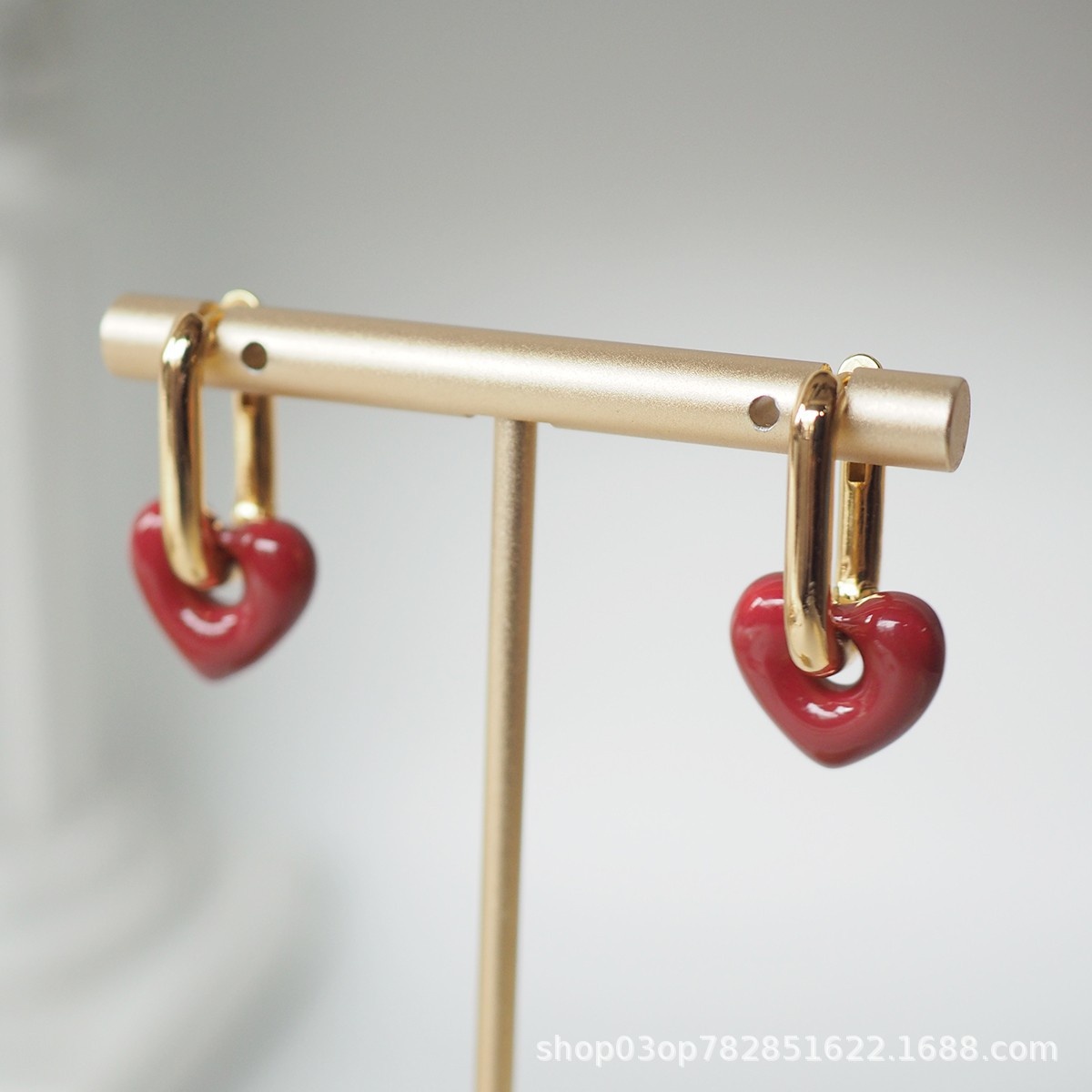 Greek Niche Brand Bai Baihe Retro Personalized Love Earrings Star Personalized Ear Clip Without Pierced Ears - 3