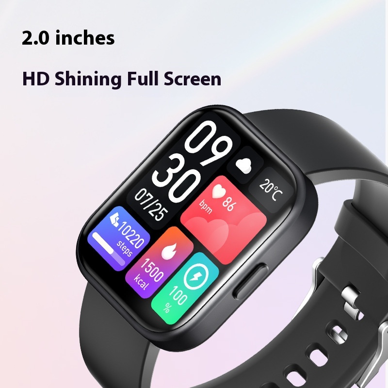 G T S6 Smart Watch Bluetooth Call Smart Watch Heart Rate Blood Oxygen Blood Sugar Detection Sports Watch