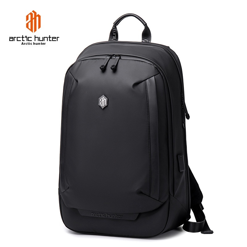 Men's Business Simple Splash-proof Backpack Large Capacity Short-distance Business Trip Travel Backpack Casual Fashion Computer Bag