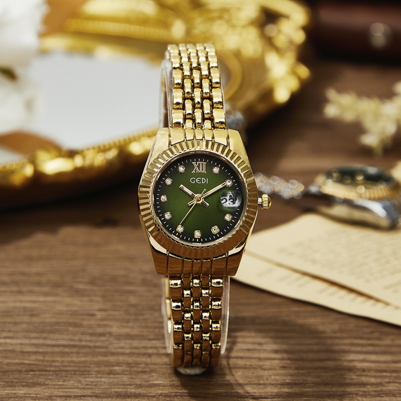 High-grade Sense Light Luxury Niche Business Steel Belt Waterproof Watch Women's Quartz Watch