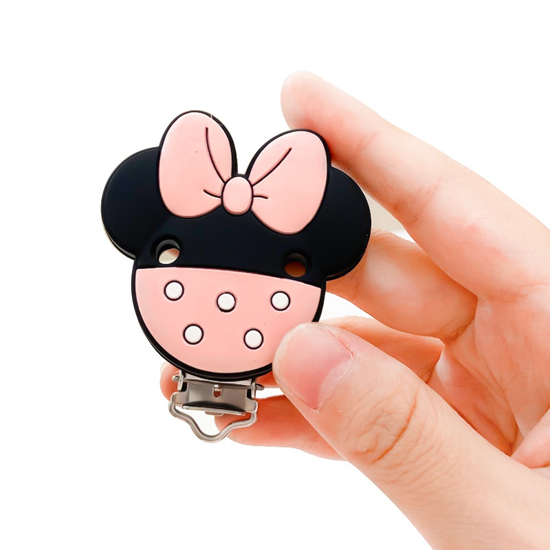 DIYPacifier Chain Accessories Teether Toy Anti-lost Chain Clip Anti-drop Chain Printed Silicone Pacifier Clip