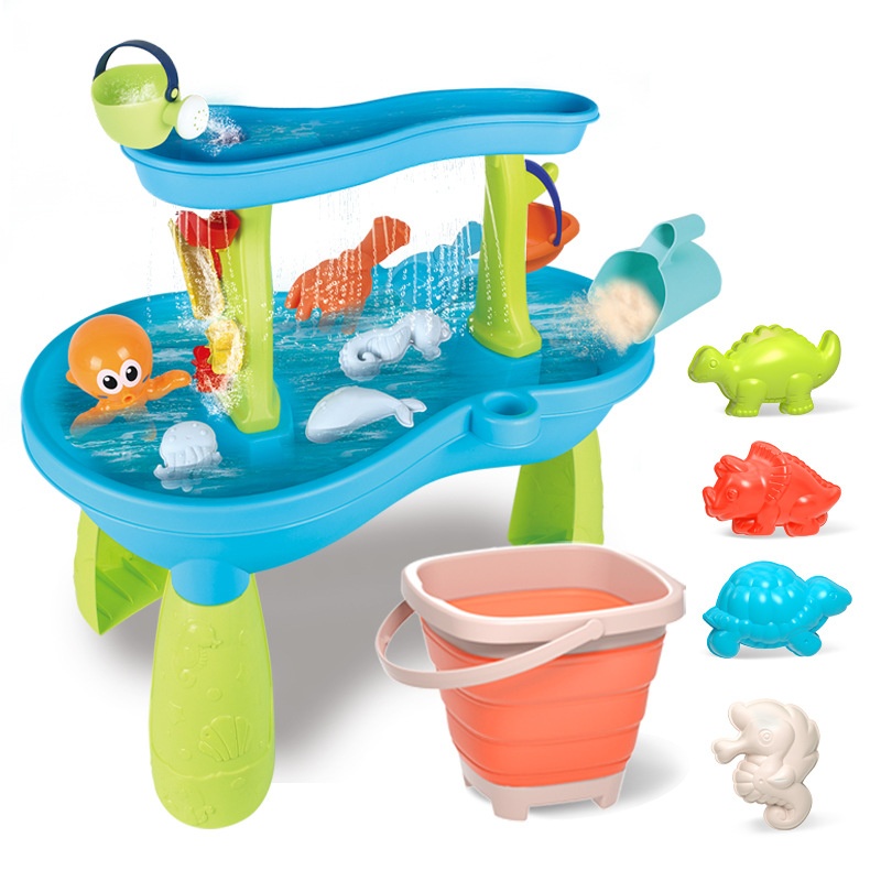 Children's Beach Table Sand Pool Play Toy Set