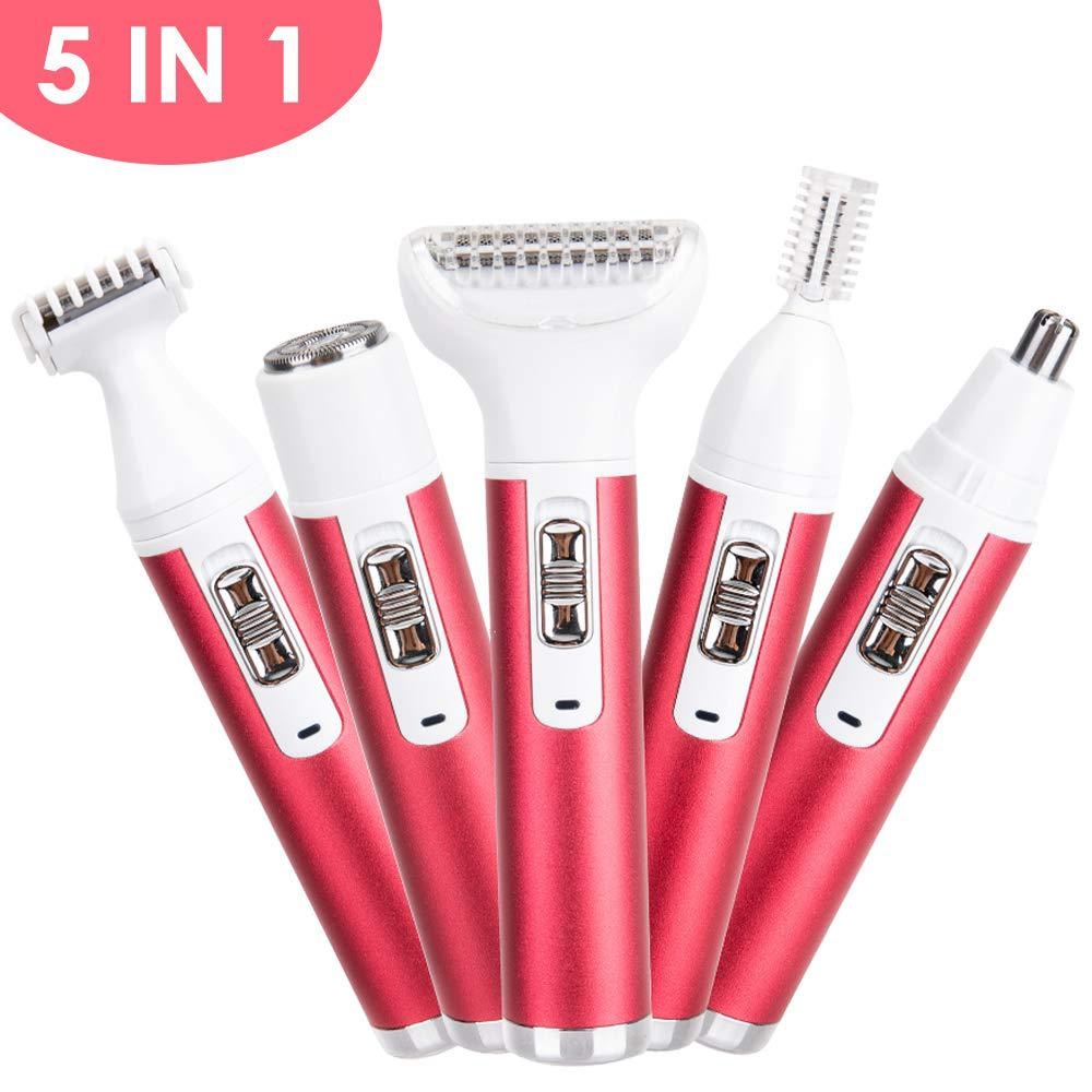 Electric Full Body Shaving Five-head Hair Removal Knife Set For Women And Men