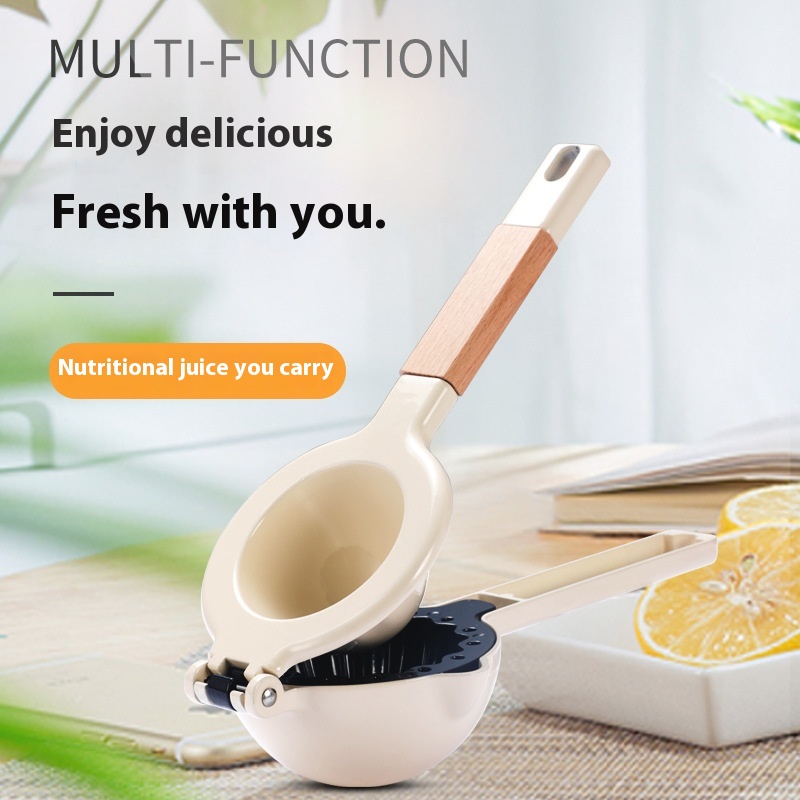 Aluminum Alloy Two In One Lemon Squeezer Fruit Manual Squeezer Orange Juice Squeezer Small Household Juicer