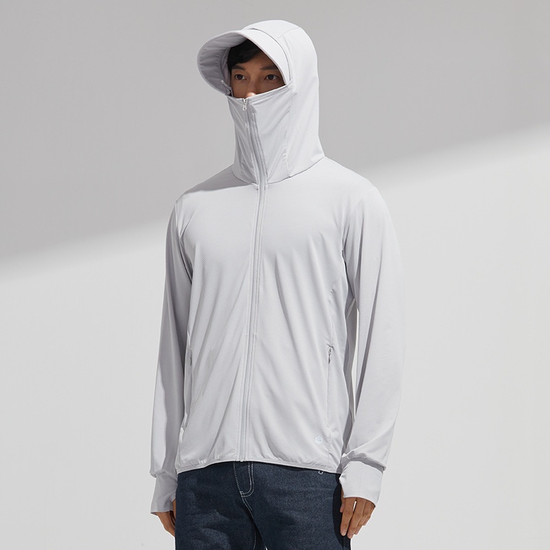 Ice Silk Fishing Sun Protection Clothing Men And Women Summer Anti-ultraviolet Breathable Thin Shirt Assault Clothing Sun Protection Top