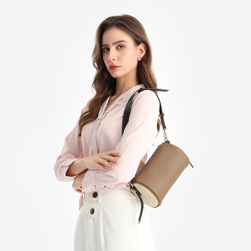 Boston Women's Soft Leather Cowhide Hand Crossbody Shoulder Bag Underarm Bag