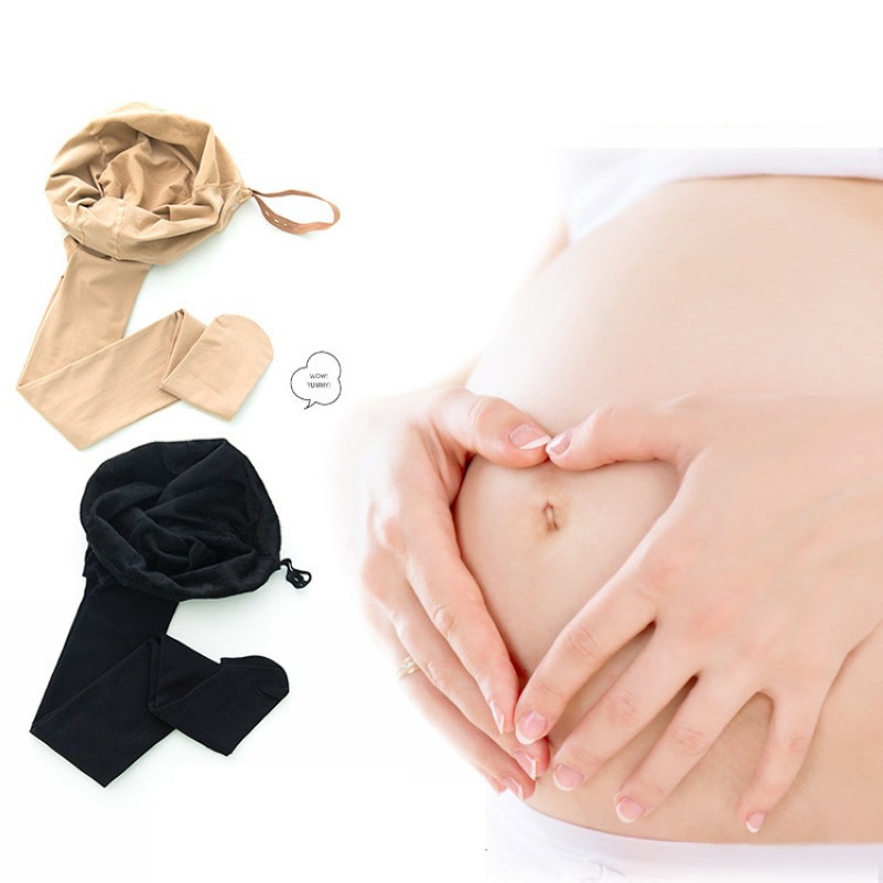 600 DNylon Dragon Claw Wool Adjustable Maternity Pants Spring And Autumn Bottoming Socks For Outer Wear U-shaped Leggings