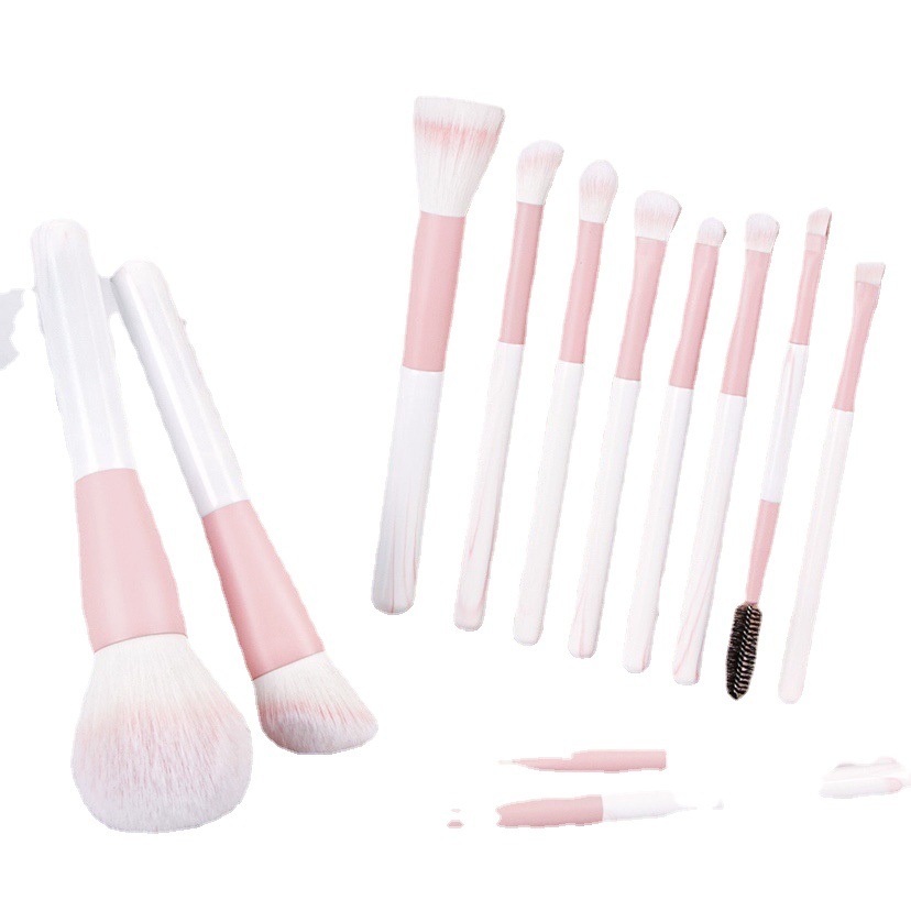 Xiaolai Recommends12 Clear Sky Makeup Brush Set Cangzhou Super Soft Powder Brush Eye Shadow Brush Lip Brush Complete Set Of Tools - 5