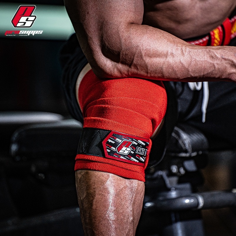 Knee Brace For Men And Women With Bandage-Wrapped Elastic Belt Squat Bench Press Hard Pull Training