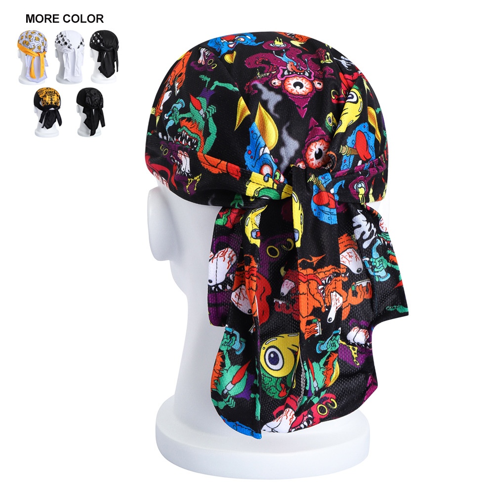 Pirate Hat Sports Mesh Cap Bicycle Quick-drying Breathable Sweat-absorbent Inner Cloth Hat Cycling Headscarf Men