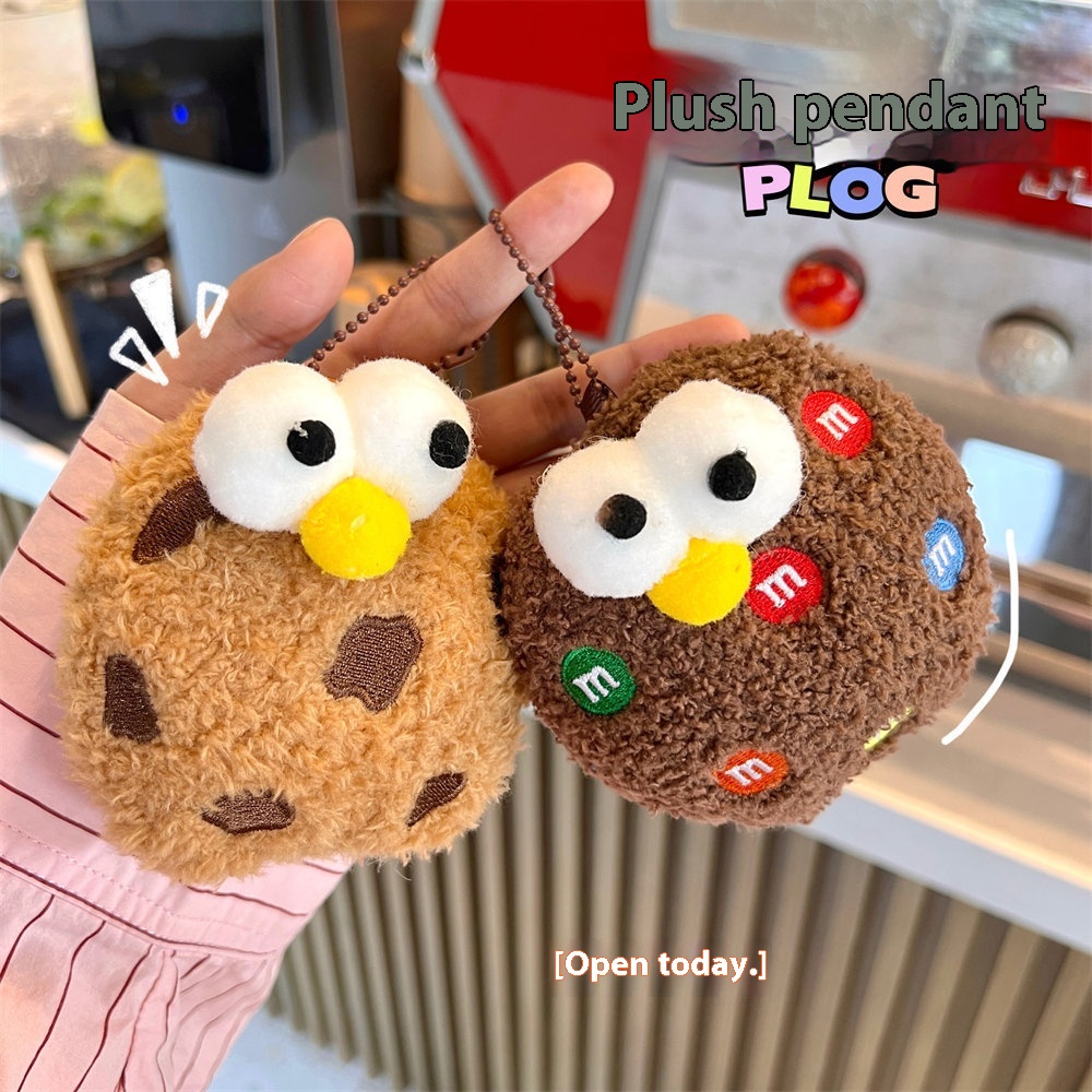 Little Red Book Plush Big Eyes Funny Cookie Pendant Bag Cute Couple Plush Doll Pendant Creative Brooch