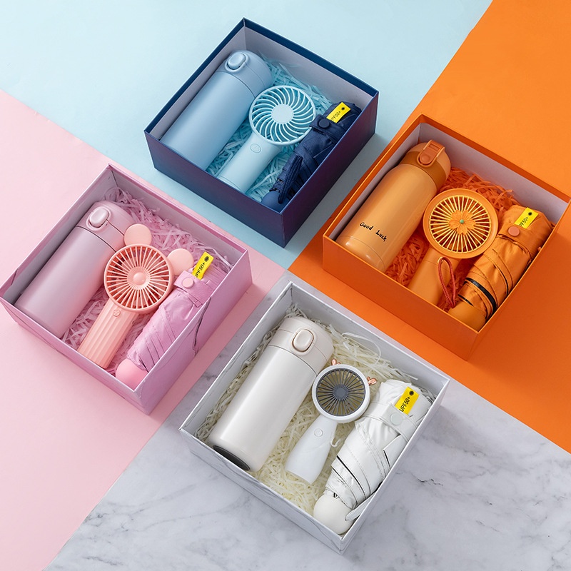 Mother's Day Gift Umbrella Fan Cup Set Gift Box