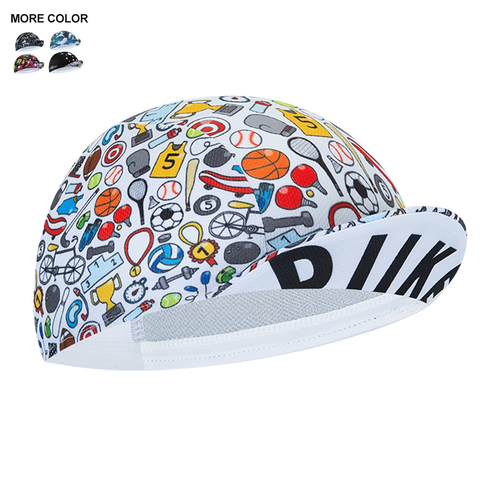 HSWPopular Printed Cycling Cap Helmet Lining Quick-drying Breathable Sunscreen Men's And Women's Cycling Cap