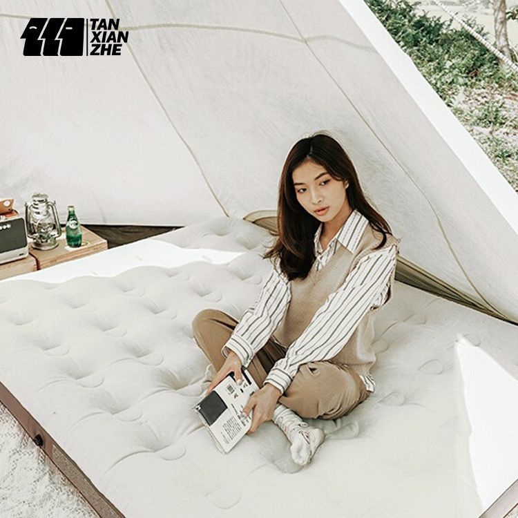 Outdoor Campers With Double Single Folding Tent Air Mattress