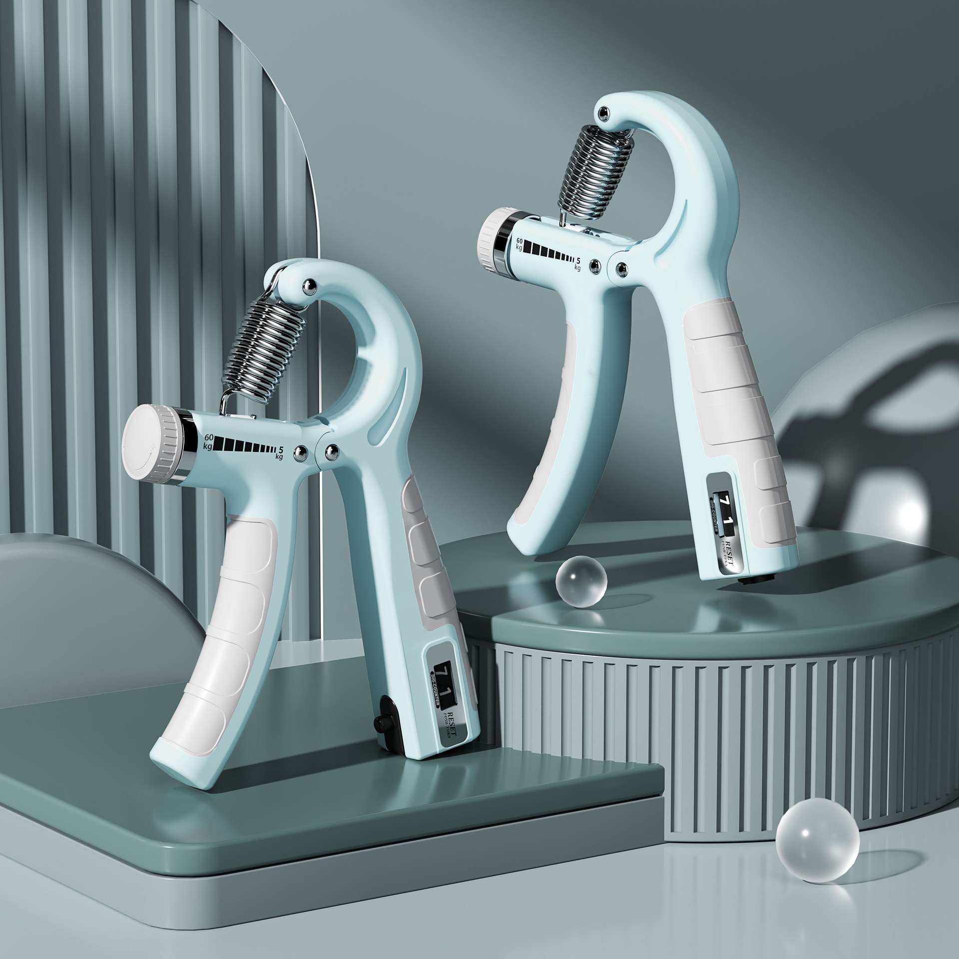 Adjustable Professional Counting Gripper Outdoor Finger Strength Training Portable Auxiliary Fitness Equipment