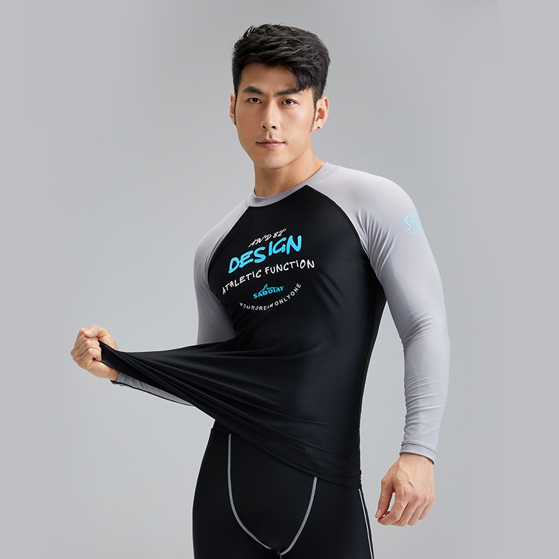 Separate Professional Sportswear Sunblock UPF50+Quick-drying Bathing Suit For Men