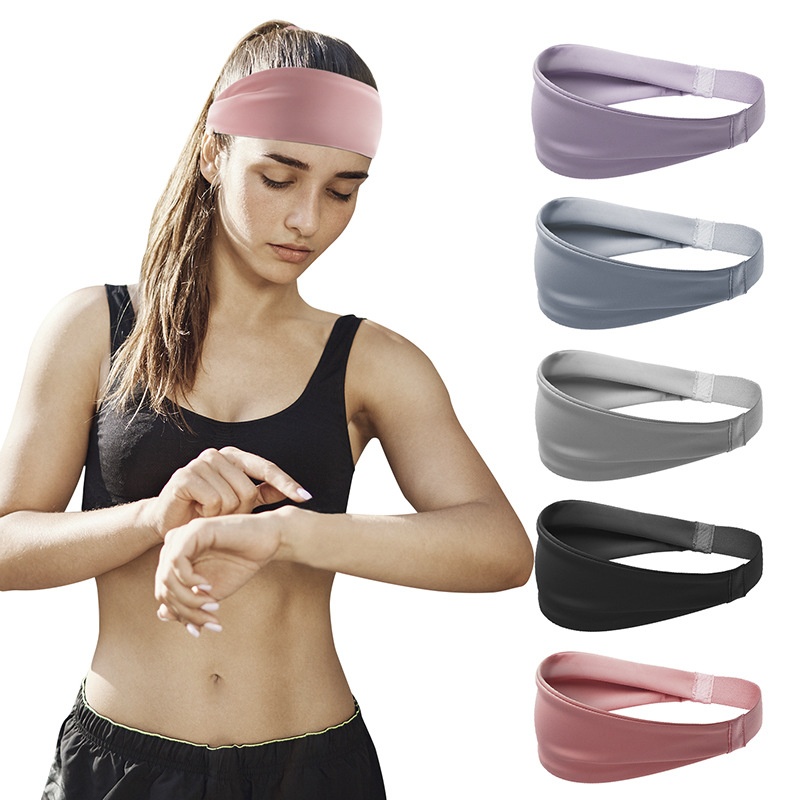 Widened Sweat-absorbing Headband Sports Headband Men And Women Sweat-proof Belt