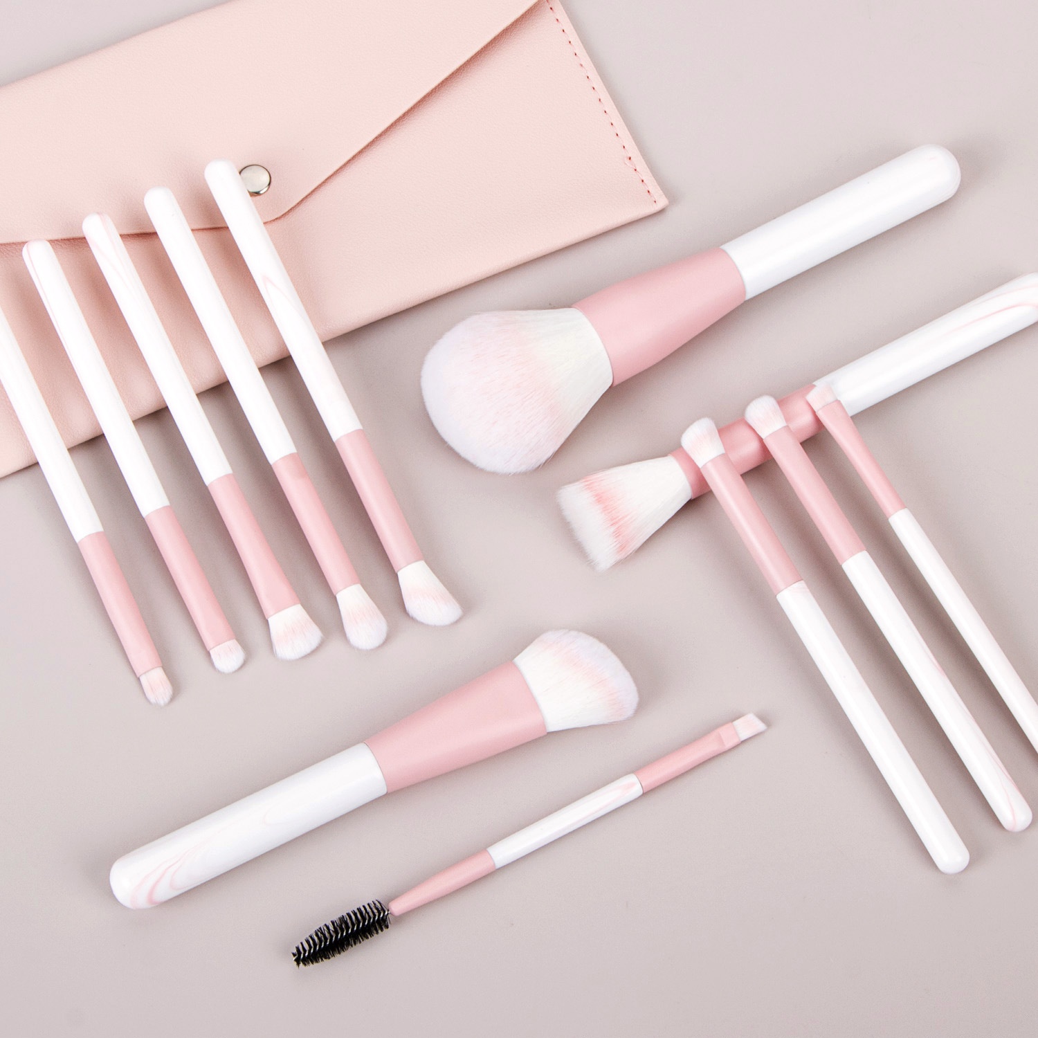 Xiaolai Recommends12 Clear Sky Makeup Brush Set Cangzhou Super Soft Powder Brush Eye Shadow Brush Lip Brush Complete Set Of Tools - 4