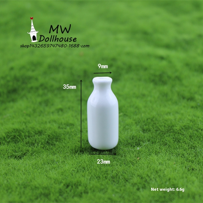 52 DOLLHOUSEMiniature Food Play Scene Model Dollhouse Accessories Ceramic Small Vase C7011