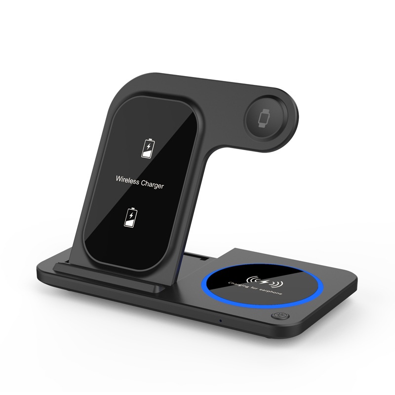 Multi-Function Folding Magnetic Wireless Charger3-in-1 Mobile Phone Stand