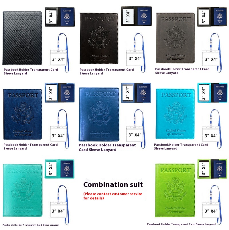 USPassport Cover Passport Holder Multiple Colors Can Be PUImitation Leather Passport Holder - 2