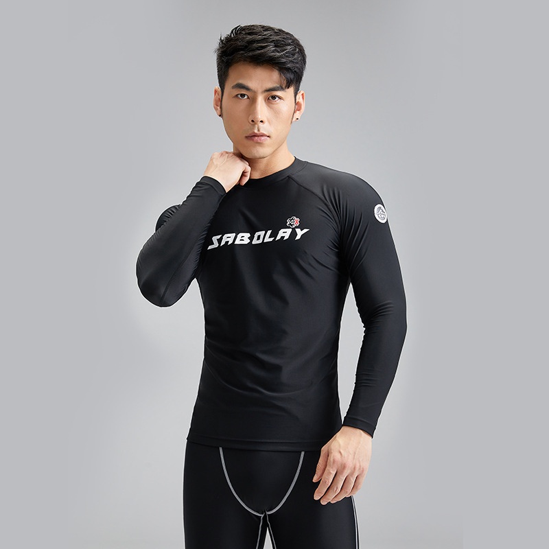 Quick-drying Long Sleeve Sunblock UPF50+Adult Bodysuit For Men