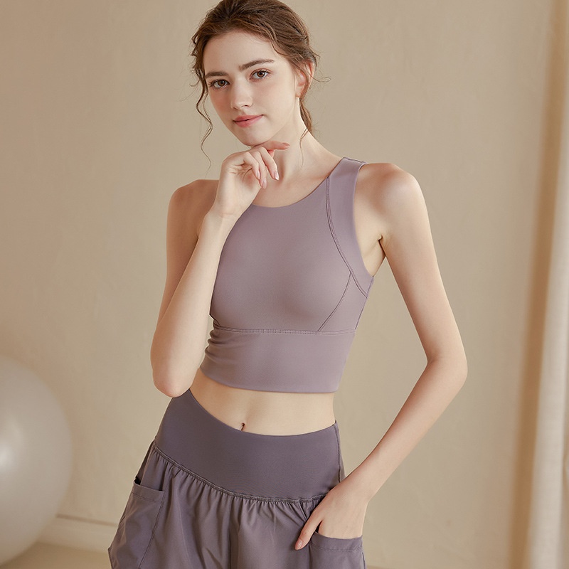 High-strength Sports Bra For Women Shockproof Running Gathered Shaping High Support Bra Fitness Vest