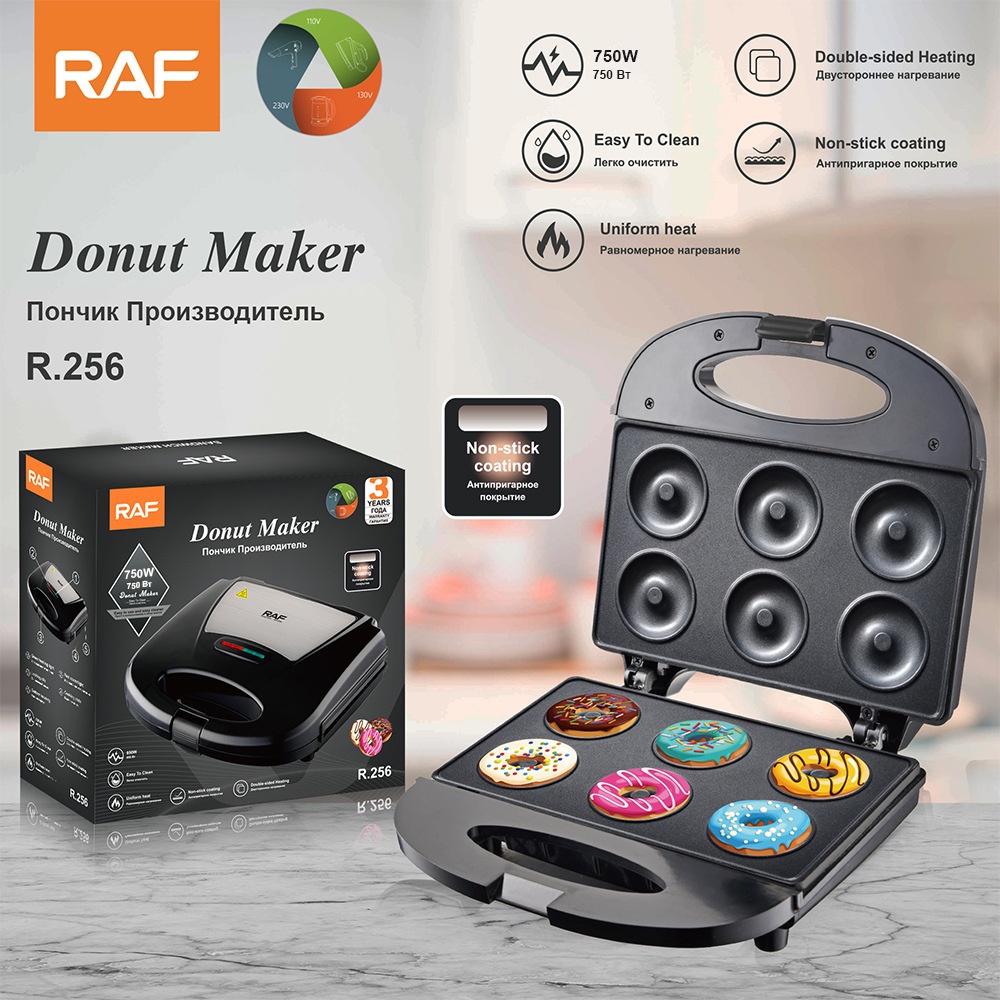 R A F European And American Household Donut Machine Multi-functional Cake Round Cake Machine Light Snack Mini Breakfast Machine