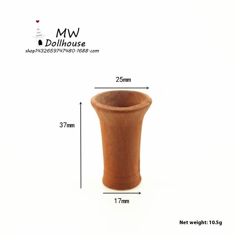 52 DOLLHOUSEMiniature Food Play Scene Model Dollhouse Accessories Ceramic Small Vase C5080