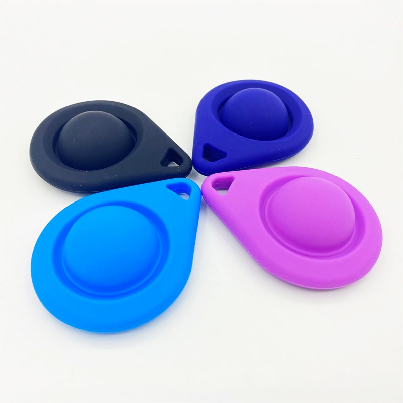 Popular Food-grade Silicone Teether Finger Decompression Sensory Chewing Pendant Chewing Gum Creative Teether Toy