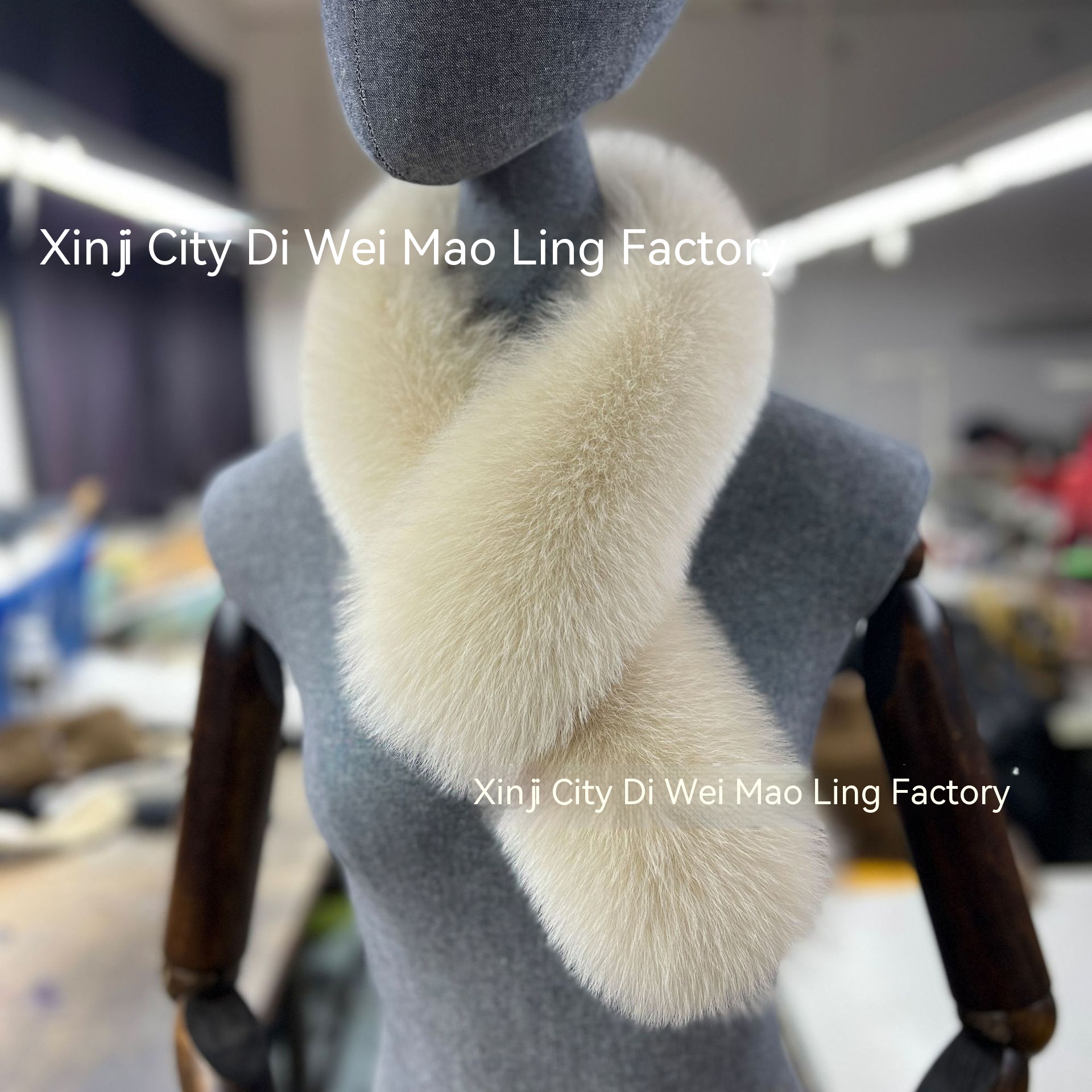 Fox Fur Collar Double-sided Full Real Fur Scarf Real Fur Scarf Real Fur Collar Coat Down Jacket Accessories