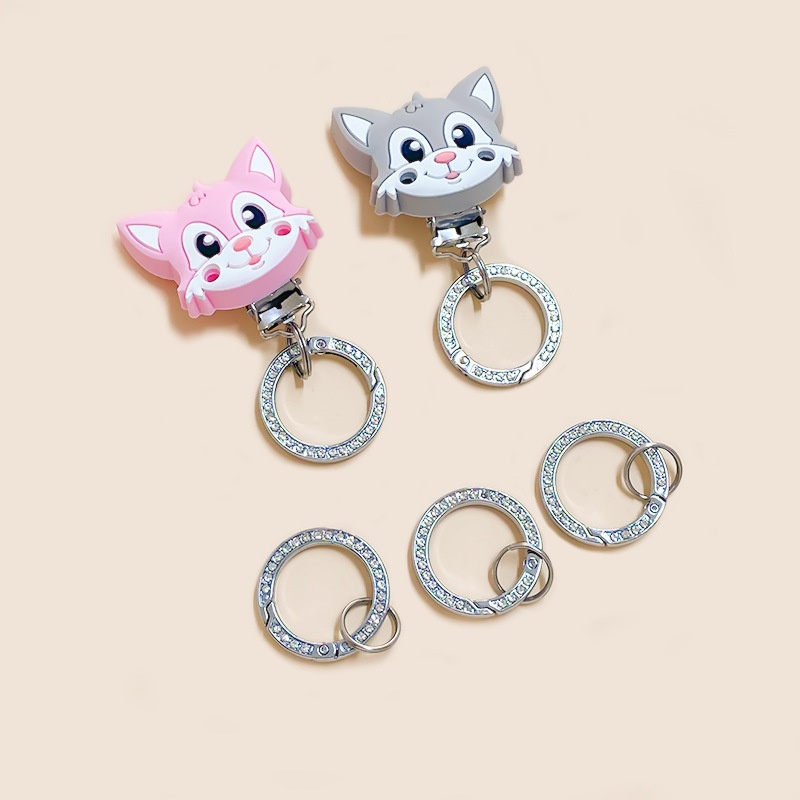 Hot-selling Baby Pacifier Chain Accessories Clip Teether Toy Anti-lost DIYAnti-drop Chain Silicone Pacifier Clip