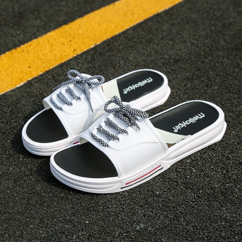 Japanese Street Strappy Slippers For Men,Fashionable,Simple And Casual,Soft And Comfortable,Wear-resistant And Non-slip Beach Sandals