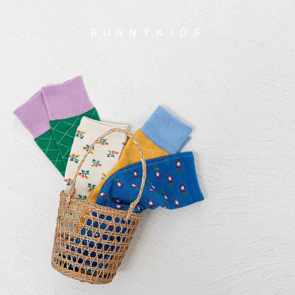 Children's Socks Autumn And Winter Small Flower Girls'Mid-tube Socks Student Baby Korean Boys'Long Tube Socks Children's Socks