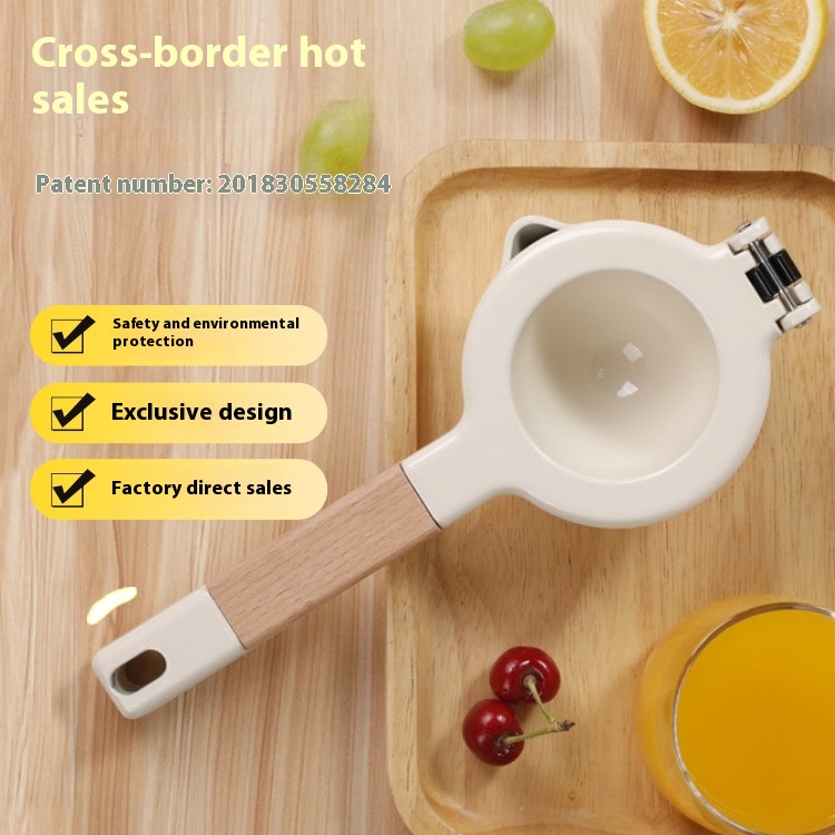 Aluminum Alloy Two In One Lemon Squeezer Fruit Manual Squeezer Orange Juice Squeezer Small Household Juicer