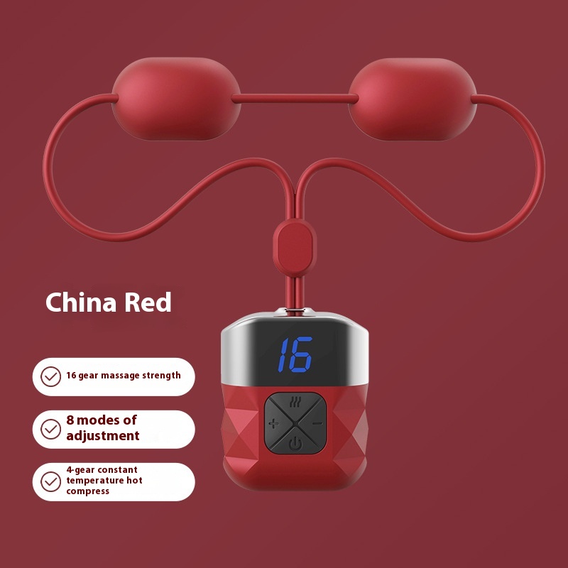 Pendant Cervical Massager Pulse Hot Compress Cervical Massage Portable Hanging Neck Cervical Massager Cervicaltrument
