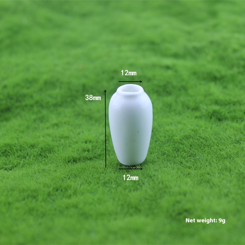 52 DOLLHOUSEMiniature Food And Play Scene Model Dollhouse Accessories Ceramic Small Vase C7012