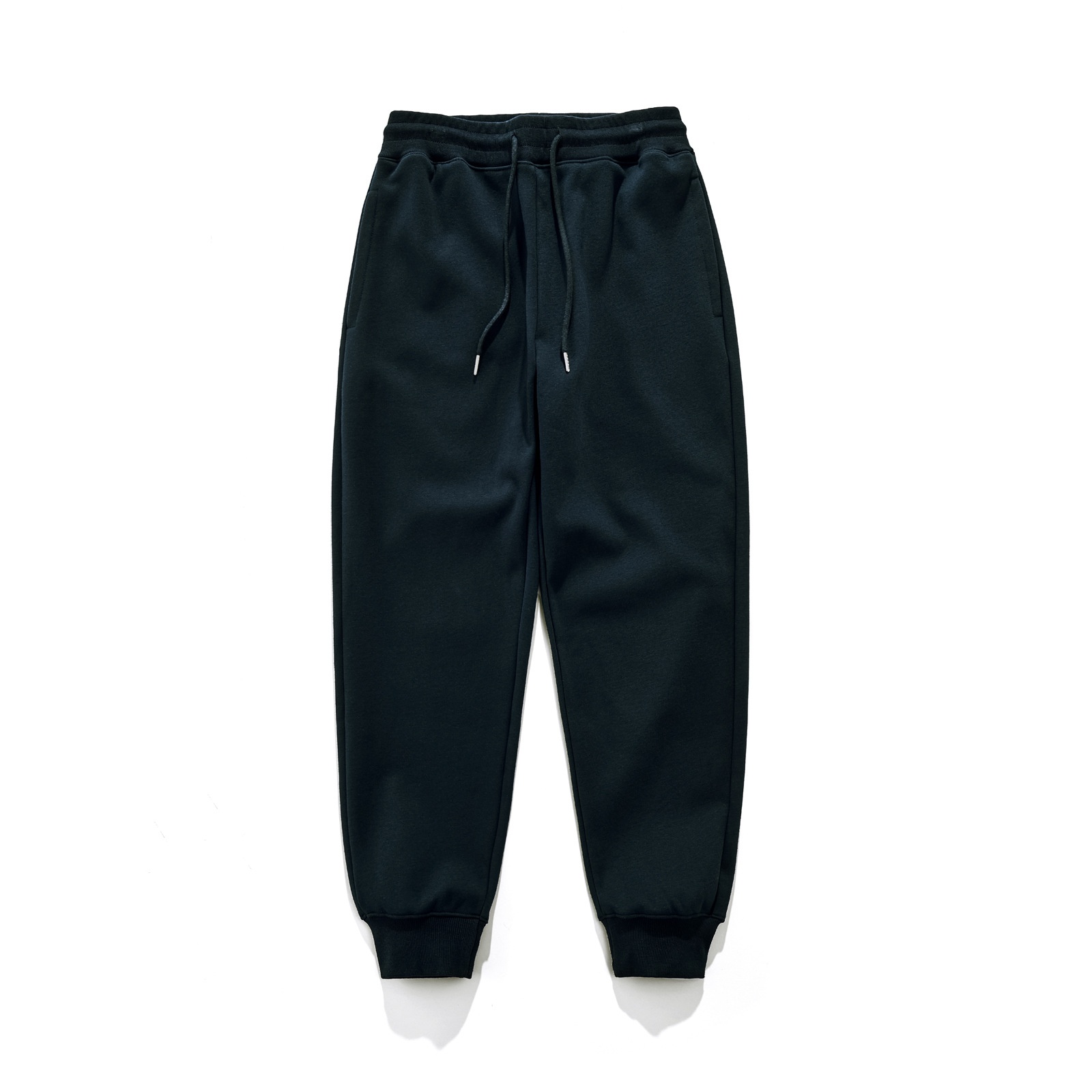 Autumn Heavy500g Plus Velvet Thickened Trousers Loose Casual Large Size Drawstring Short Velvet Sports Sweatpants