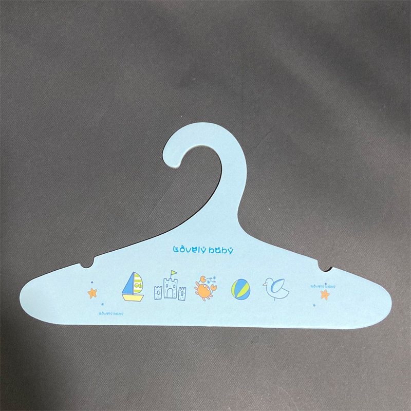 ESGECOFriendly Paper Decomposable Material Ocean Breeze Original Design Series Multi-color Thickened And Hardened Children's Paper Hangers