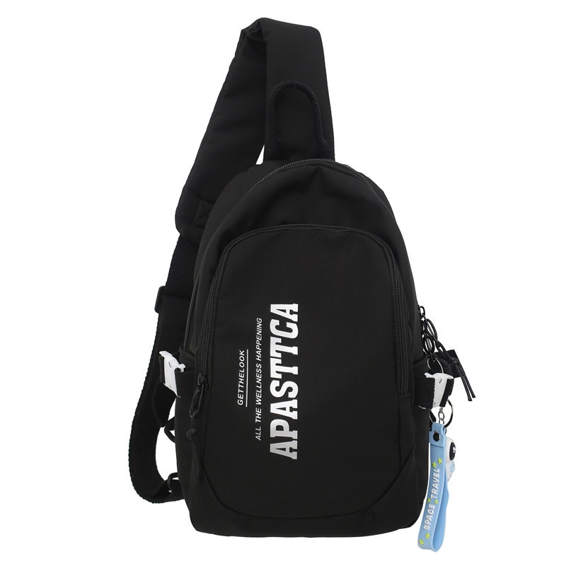 College Student Chest Bag Men'sy Brand Casual Shoulder Bag Sports Large Capacity Small Backpack Waterproof Fashion Messenger Bag